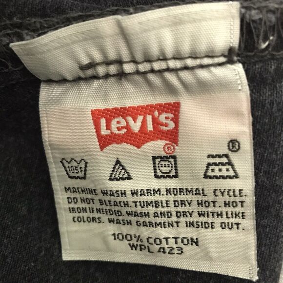Levi's 501 Black Straight Leg Denim Jeans Men's size 36x34 Levi Strauss WPL 423 - Picture 12 of 13